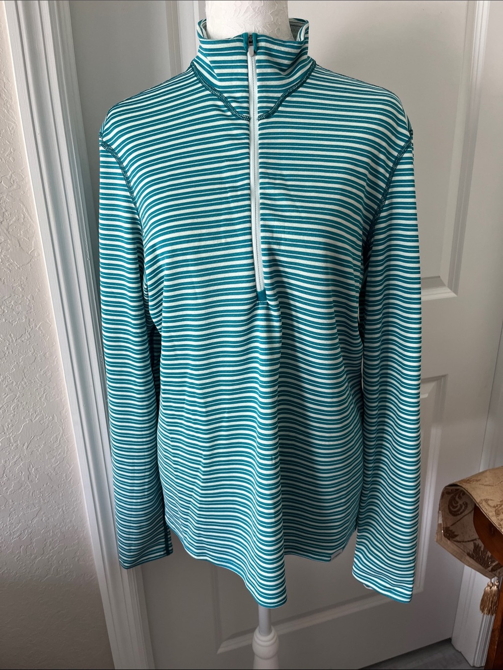 Patagonia Capilene 3 Hardy Stripe Artic Stripe Tobago Blue Midweight NWOT SZ XL